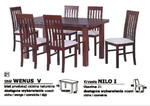 Zestaw stół Wenus V i Krzesło Nilo I